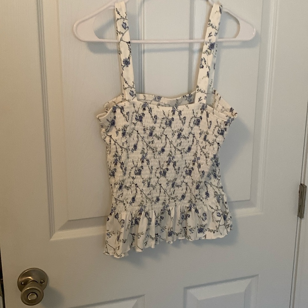 Rue 21 floral sleeveless top-Size L